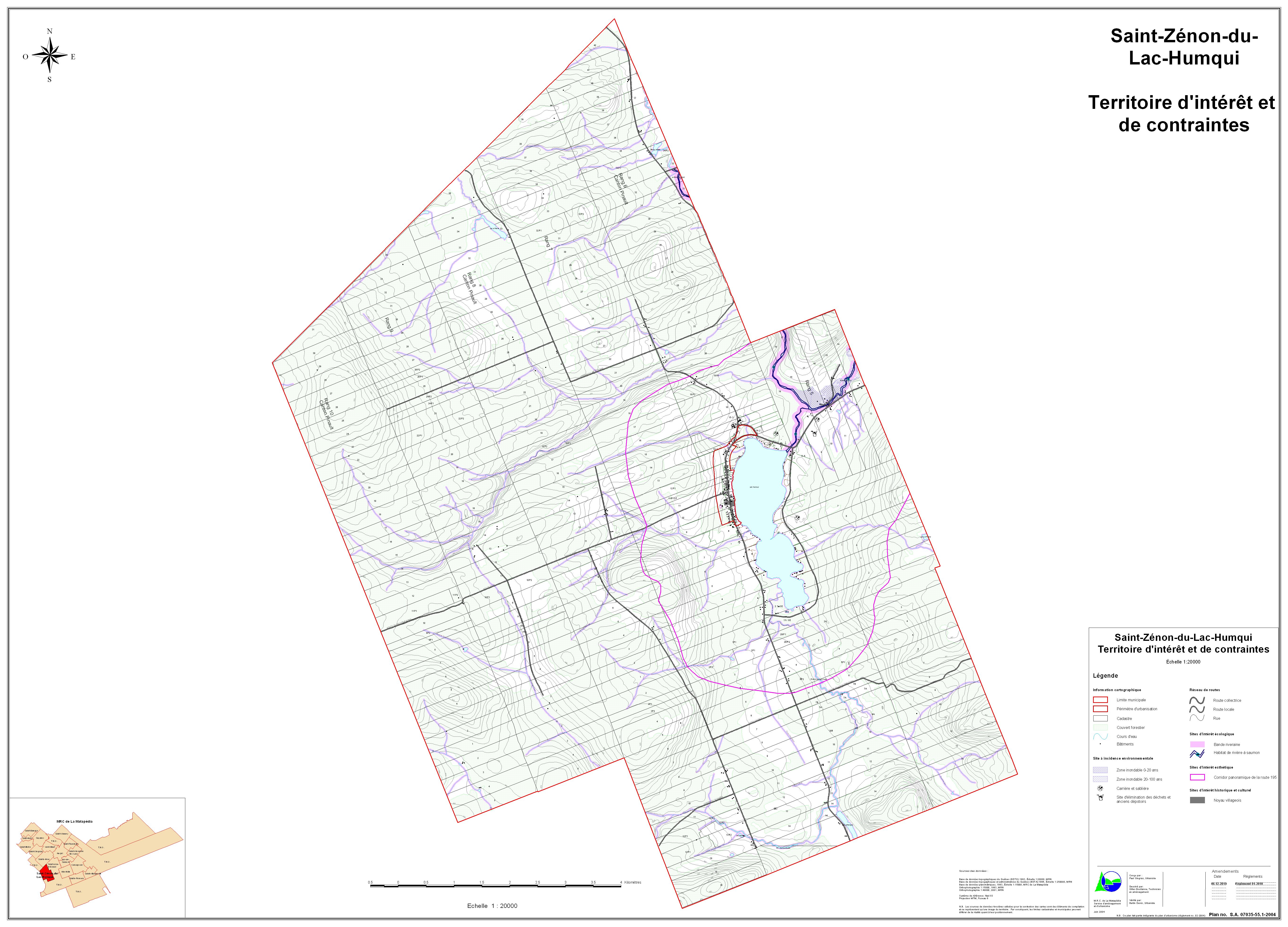 SaintZénonduLacHumqui / Municipalités MRC de La Matapédia