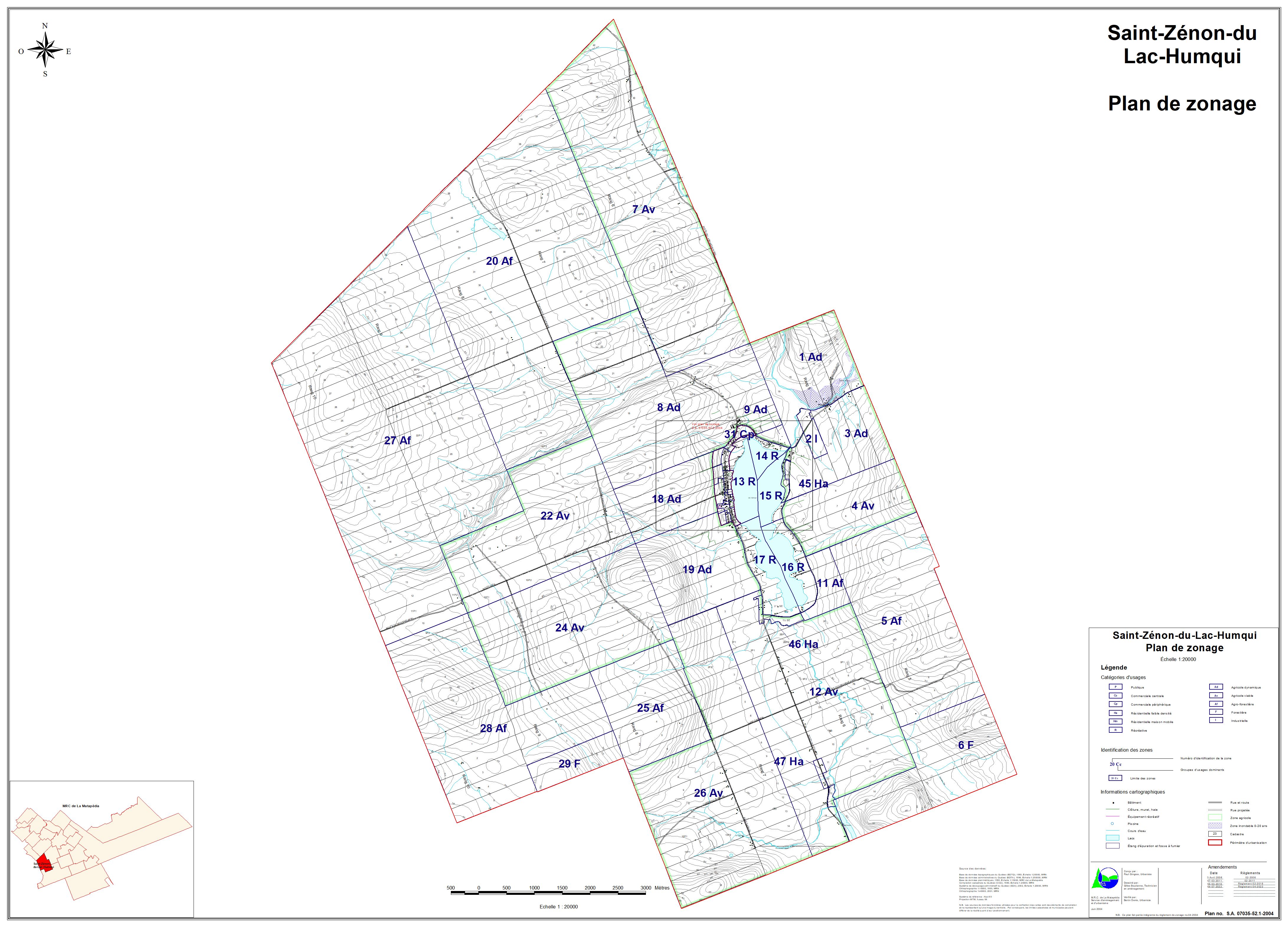 SaintZénonduLacHumqui / Municipalités MRC de La Matapédia