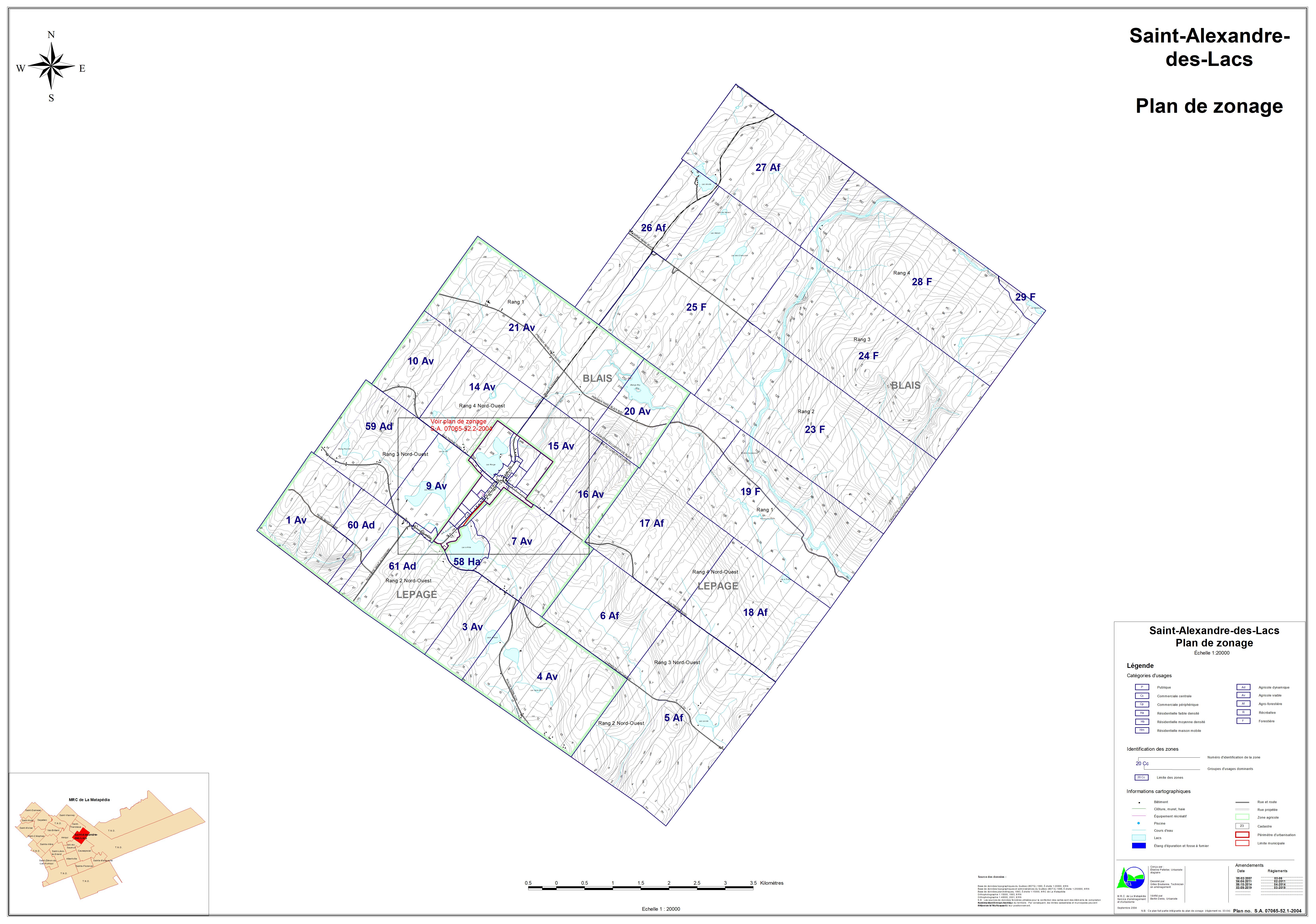 SaintAlexandredesLacs / Municipalités MRC de La Matapédia